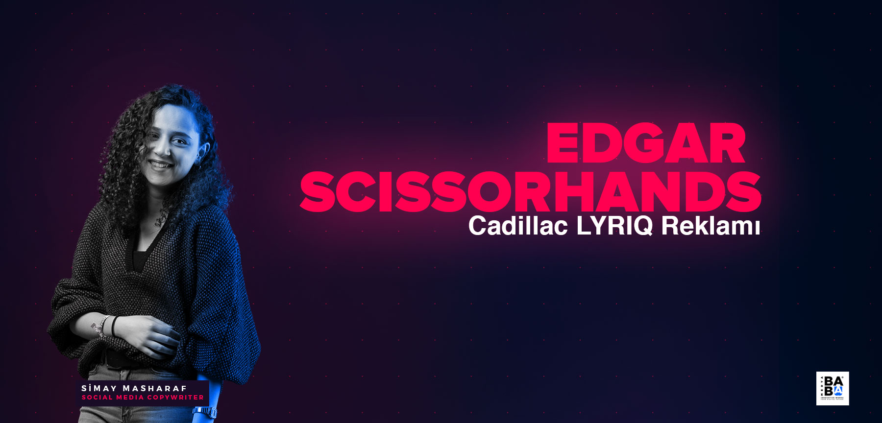 Cadillac LYRIQ reklamındaki Edward değil, Edgar Scissorhands